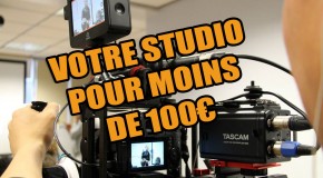 Montez votre propre studio vidéo chez vous pour moins de 100€